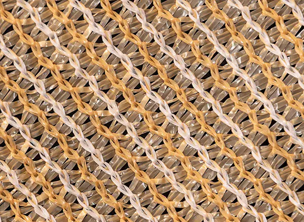 Home brown white shade net