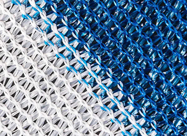 bule white shade net